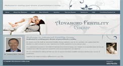 Desktop Screenshot of advancedfertilitygroup.com